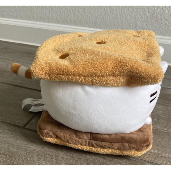 GUND Pusheen SMores Squisheen Plush Stuffed Animal Cat Retired HTF EUC - Picture 3 of 9